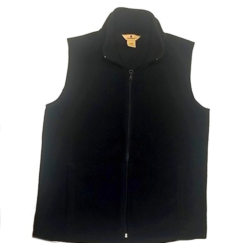 Woolrich black fleece vest